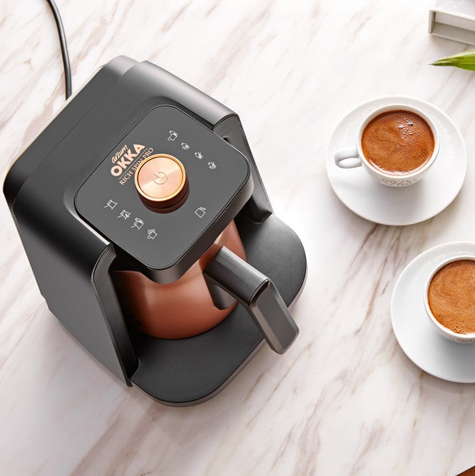 Arzum Okka Rich Spin Pro Turkish Coffee and Hot Beverage Maker, Velvetiser, Milk Frother
