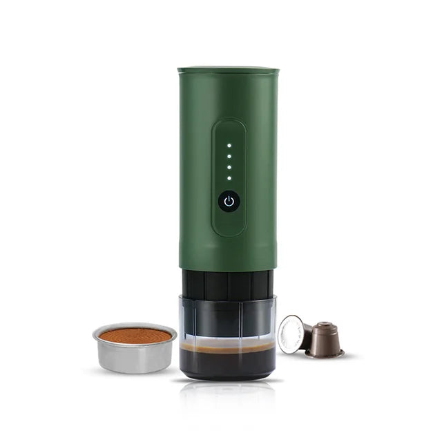 Portable Outdoor Espresso Coffee Machine 18Bar Handheld Electric USB Charge